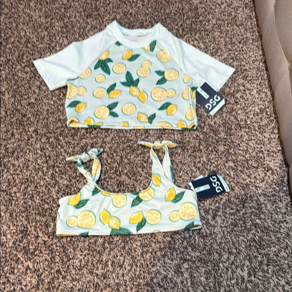 DSG Lemon Patterned Swimwear Set